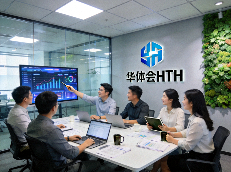 华体会HTH官网团队在现代化办公室内进行项目讨论的工作场景