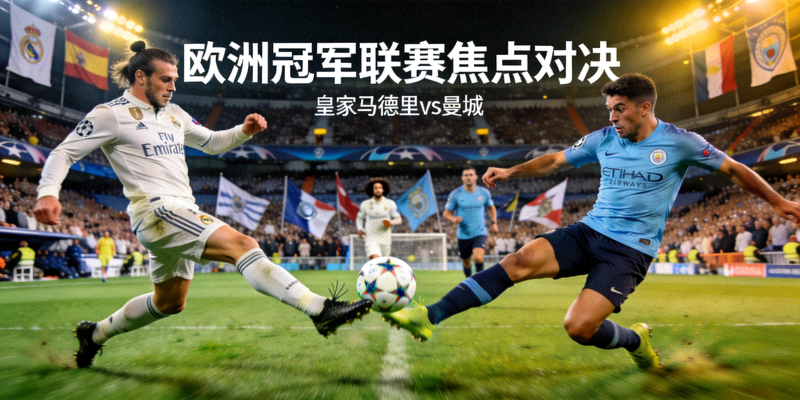 欧洲冠军联赛焦点对决：两支顶级足球俱乐部在绿茵场上激烈对抗的瞬间