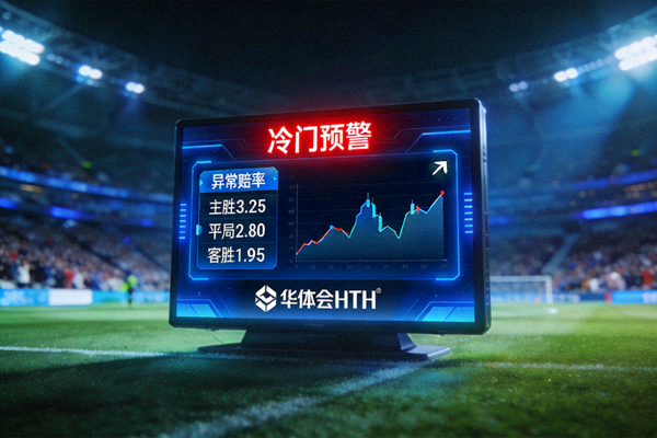 足球赛场冷门预警，华体会HTH数据大屏显示异常赔率